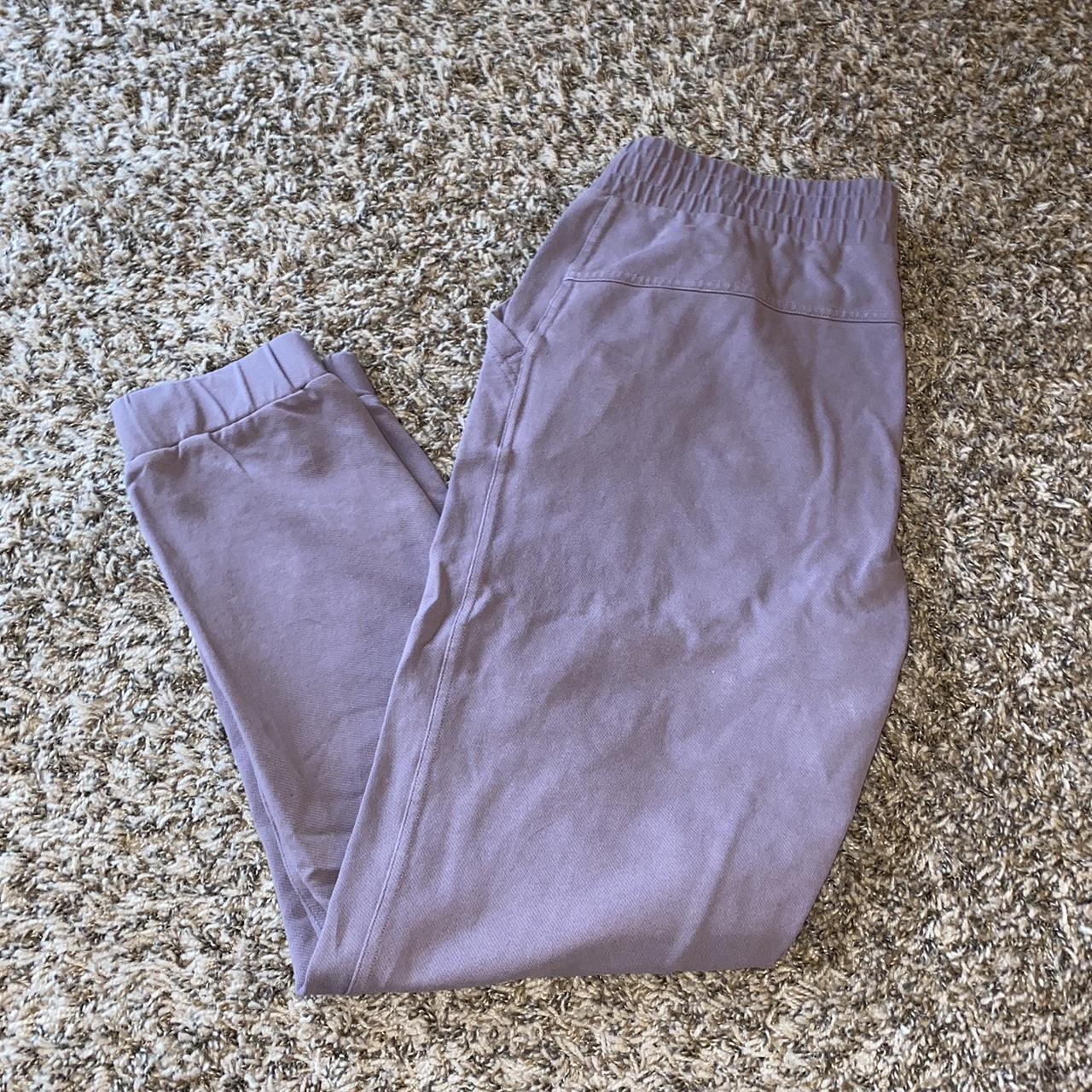 Purple joggers from Costco Size small hardly worn... - Depop