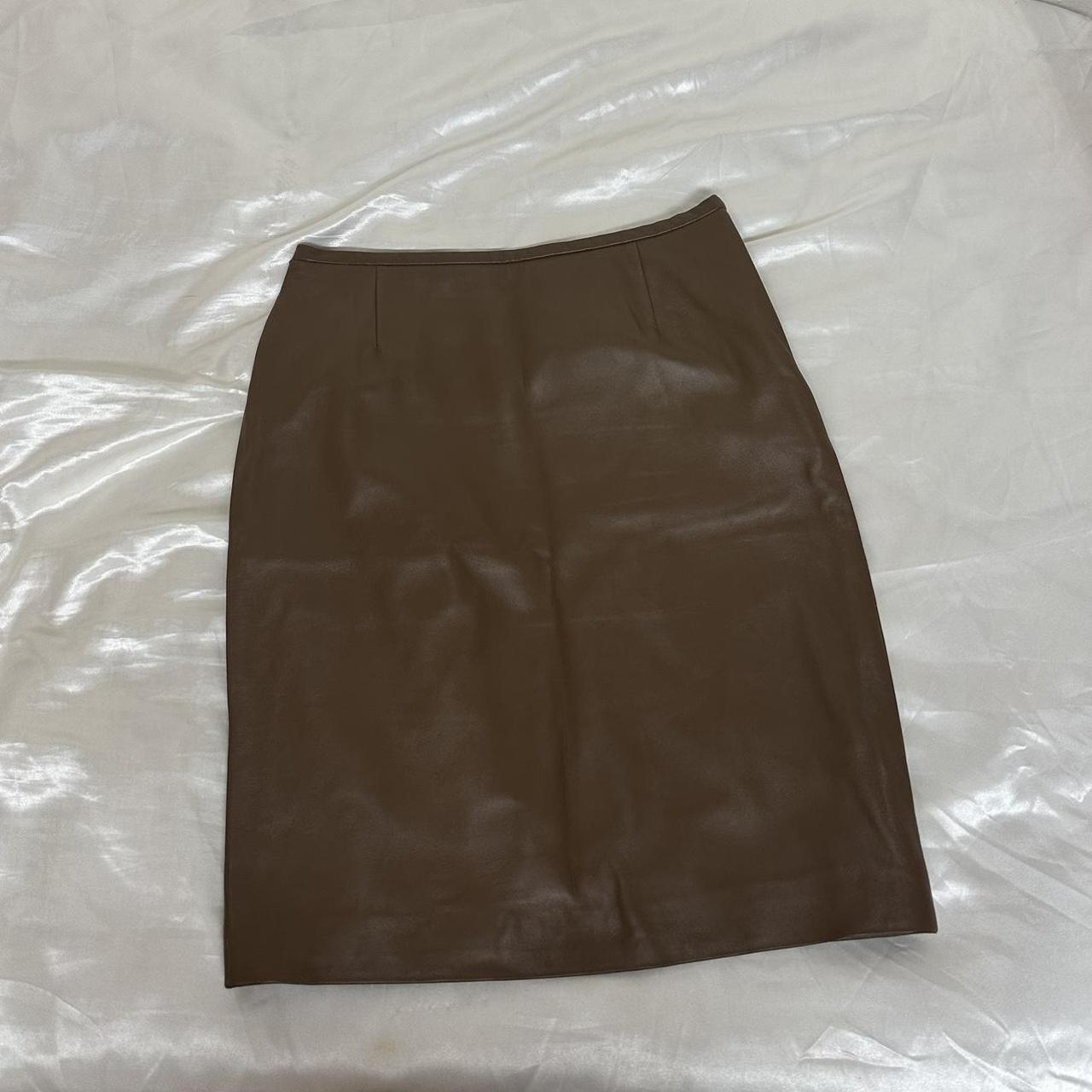 leather pencil skirt #PencilSkirt #skirt #leather - Depop
