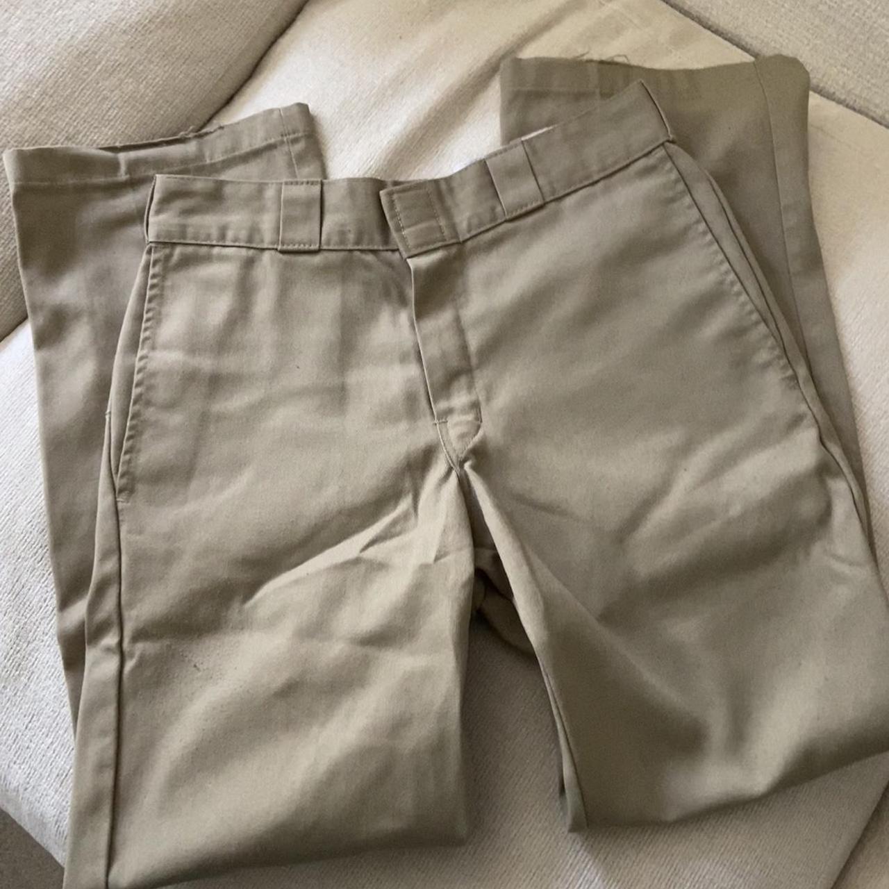 Dickies Men's Khaki Trousers | Depop