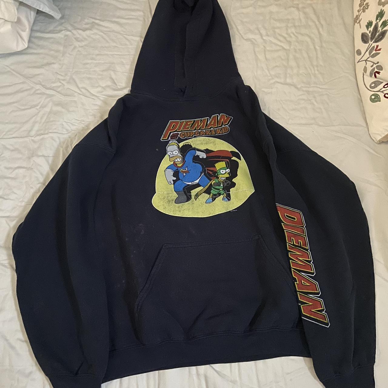 The Simpson graphic hoodie Size large Has some... - Depop