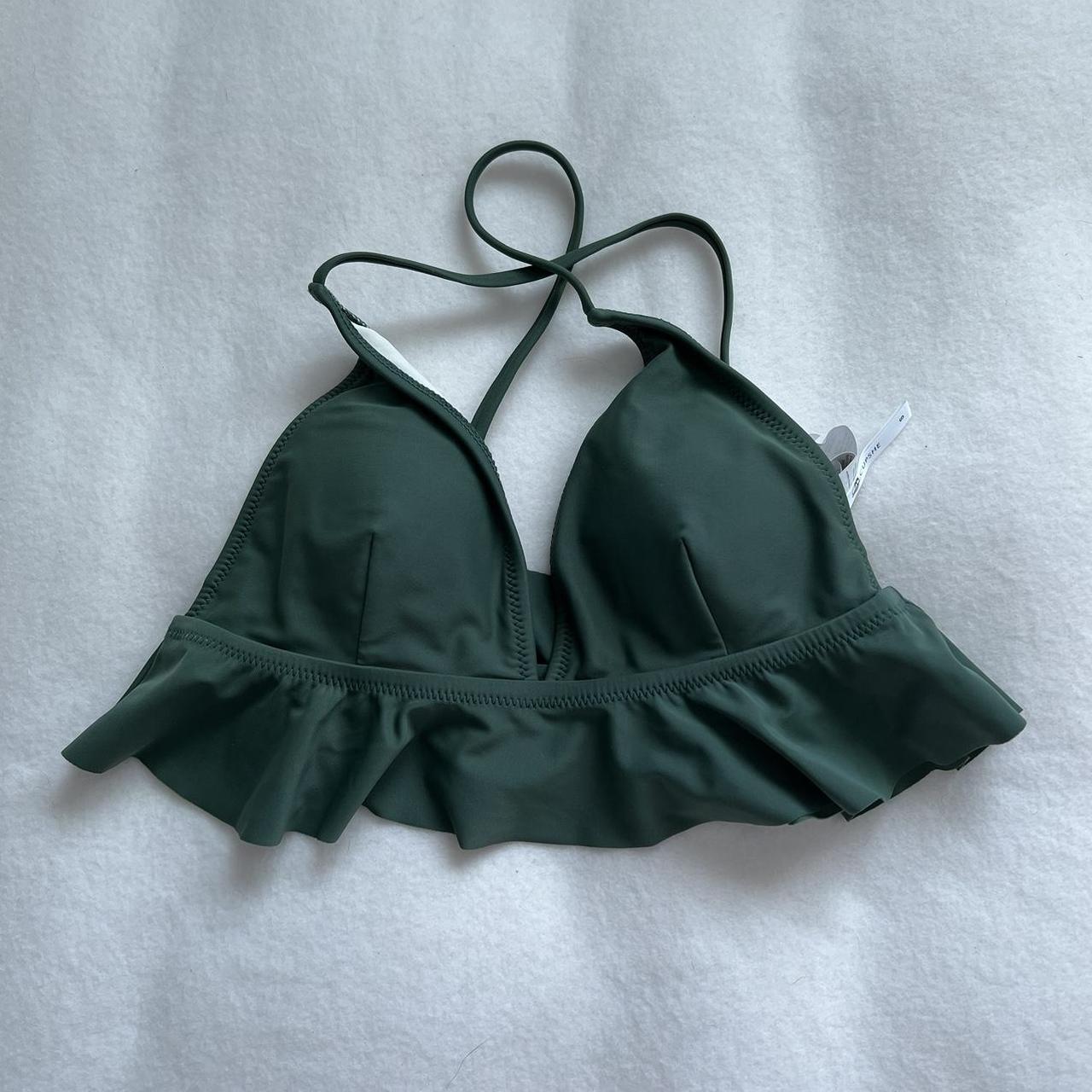 Cupshe Women S Green Bikini And Tankini Tops Depop