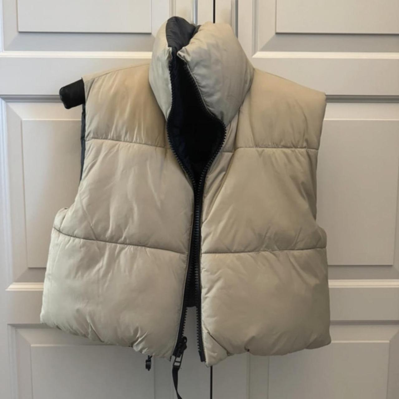 Zara Reversible Gilet Black Zara Gilet Womens Reversible BNWOT