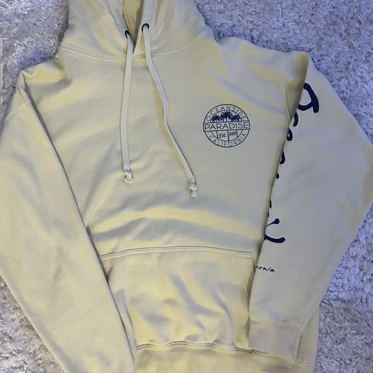 Light yellow sweatshirt clearance women's