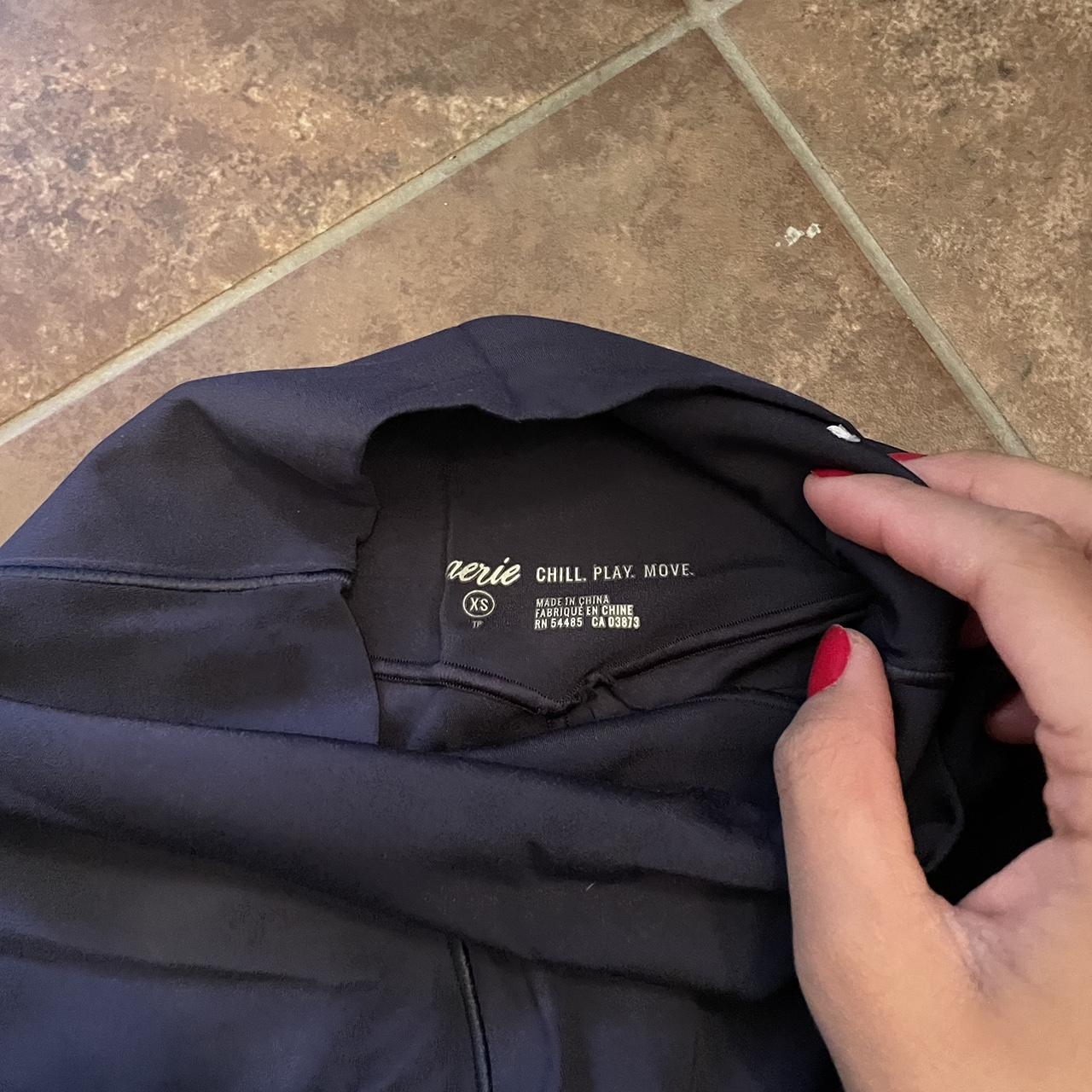 Aerie Women's Navy Leggings Depop