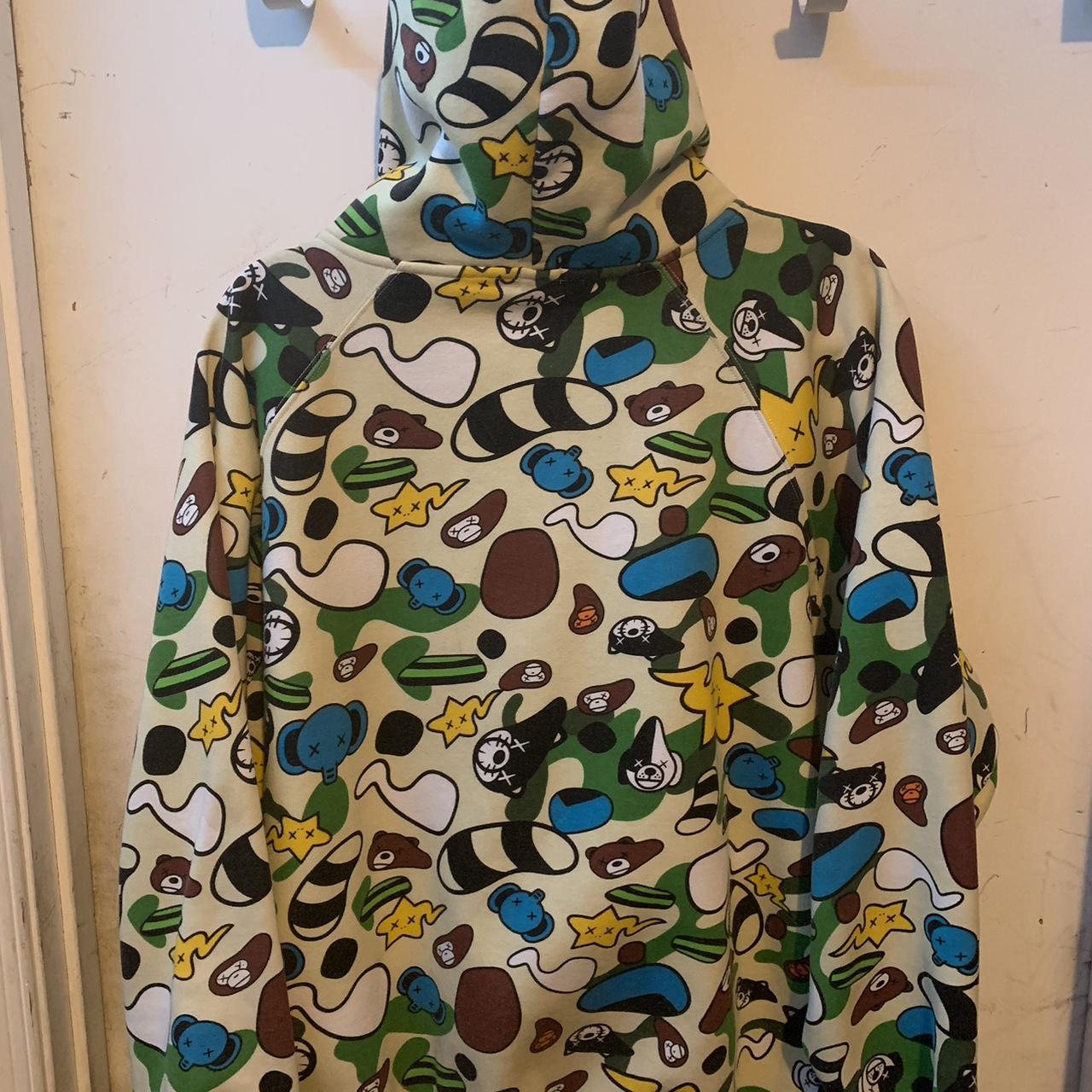 Kaws x BAPE baby milo Og Animal Kindom Hoodie Size. Depop