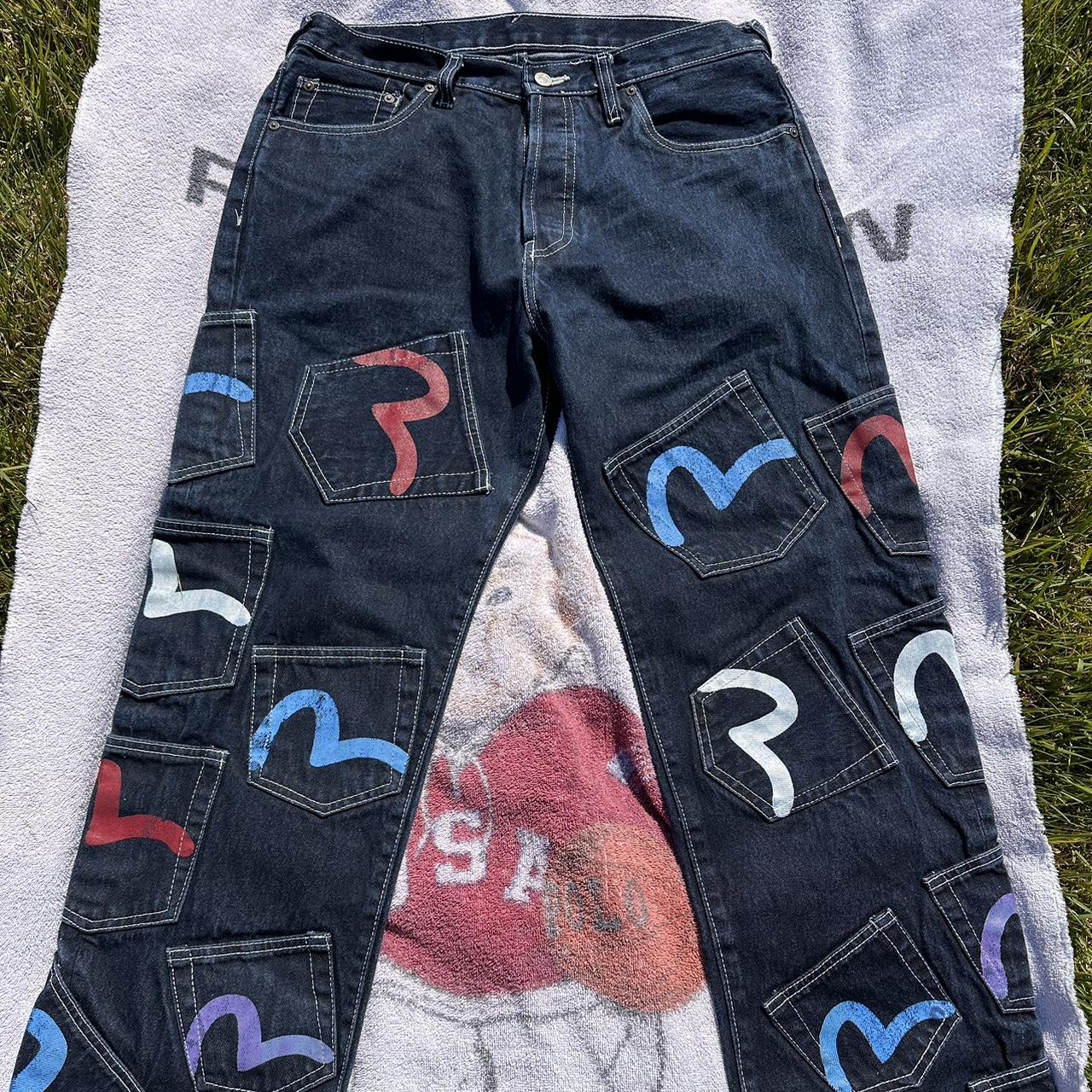 Evisu multi-pocket - Depop