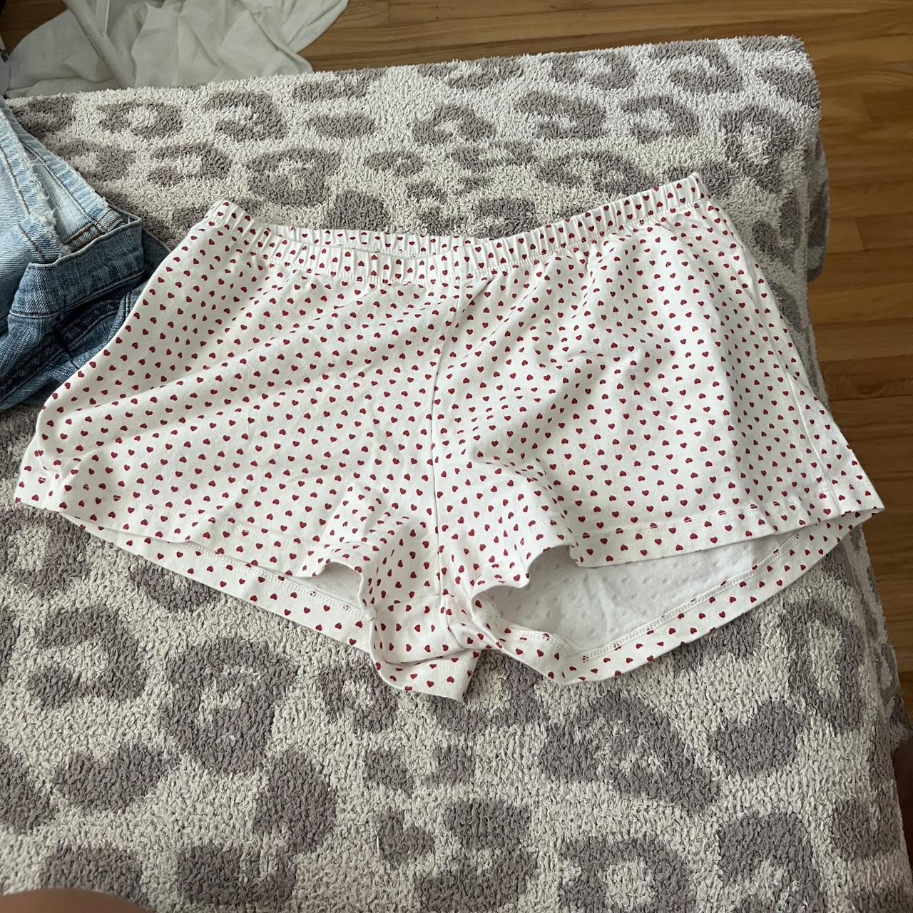 Brandy Melville heart shorts No flaws... Depop