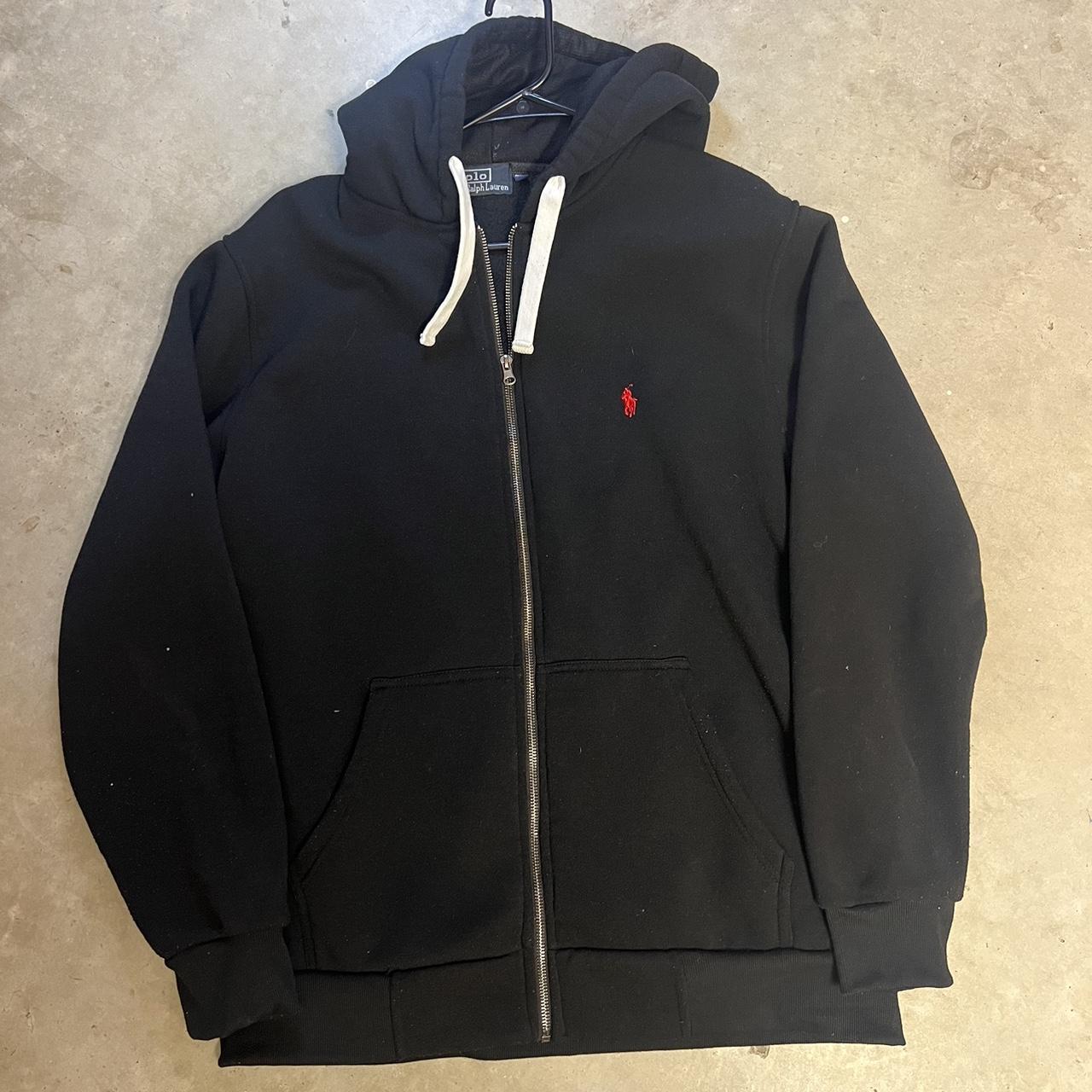 XXL Polo Zip up Jacket - Depop