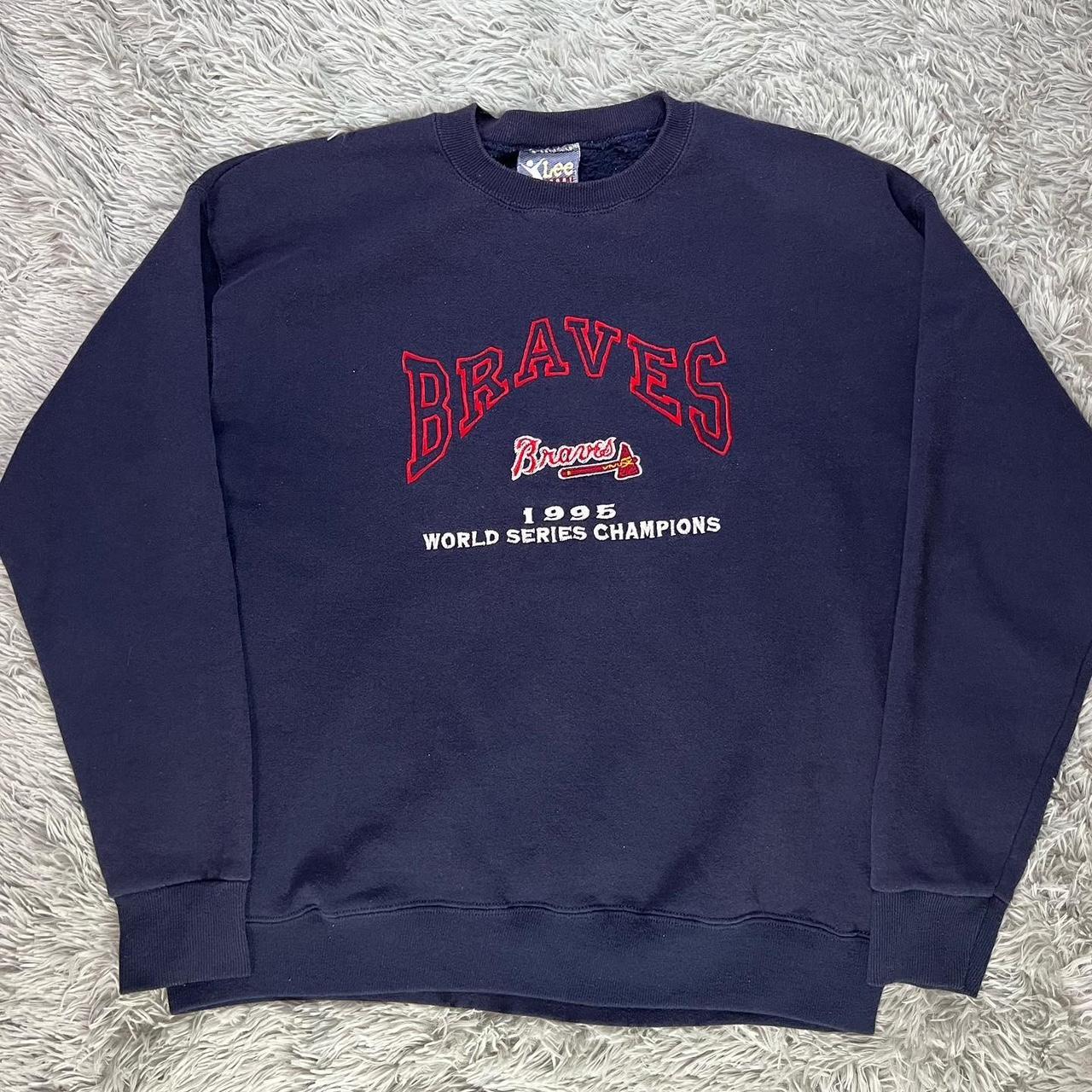 1995 Braves Crewneck In perfect condition Dm for more💕 - Depop