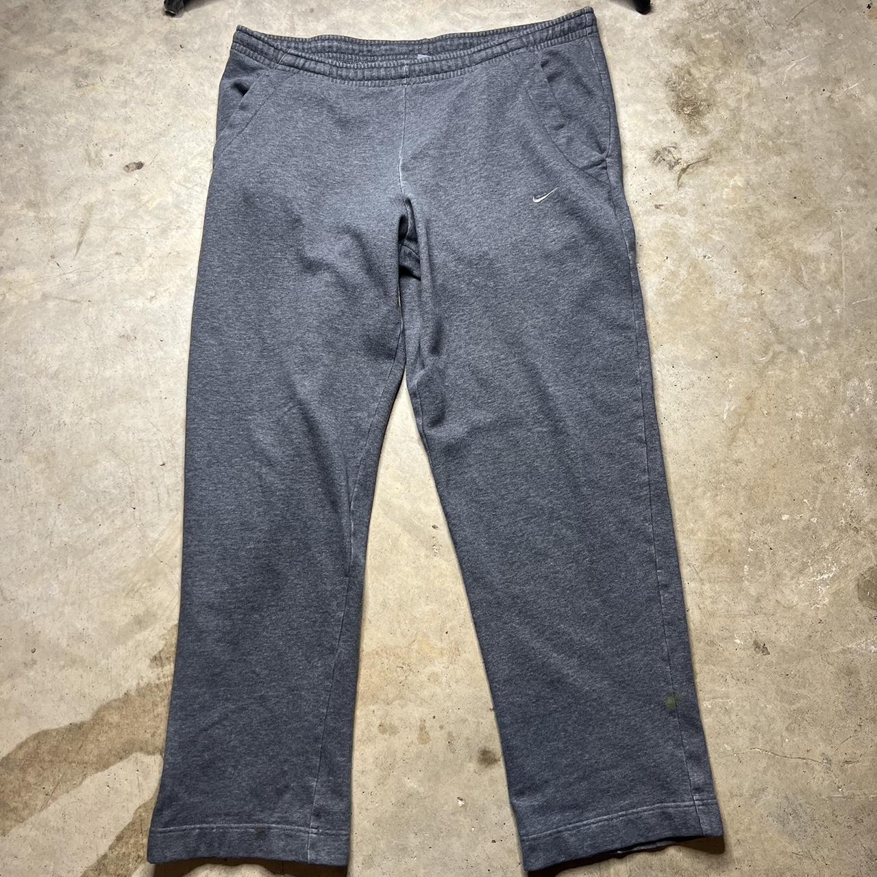 Gray Nike Sweatpants👨‍🍳 Stain shown in pic Great... - Depop