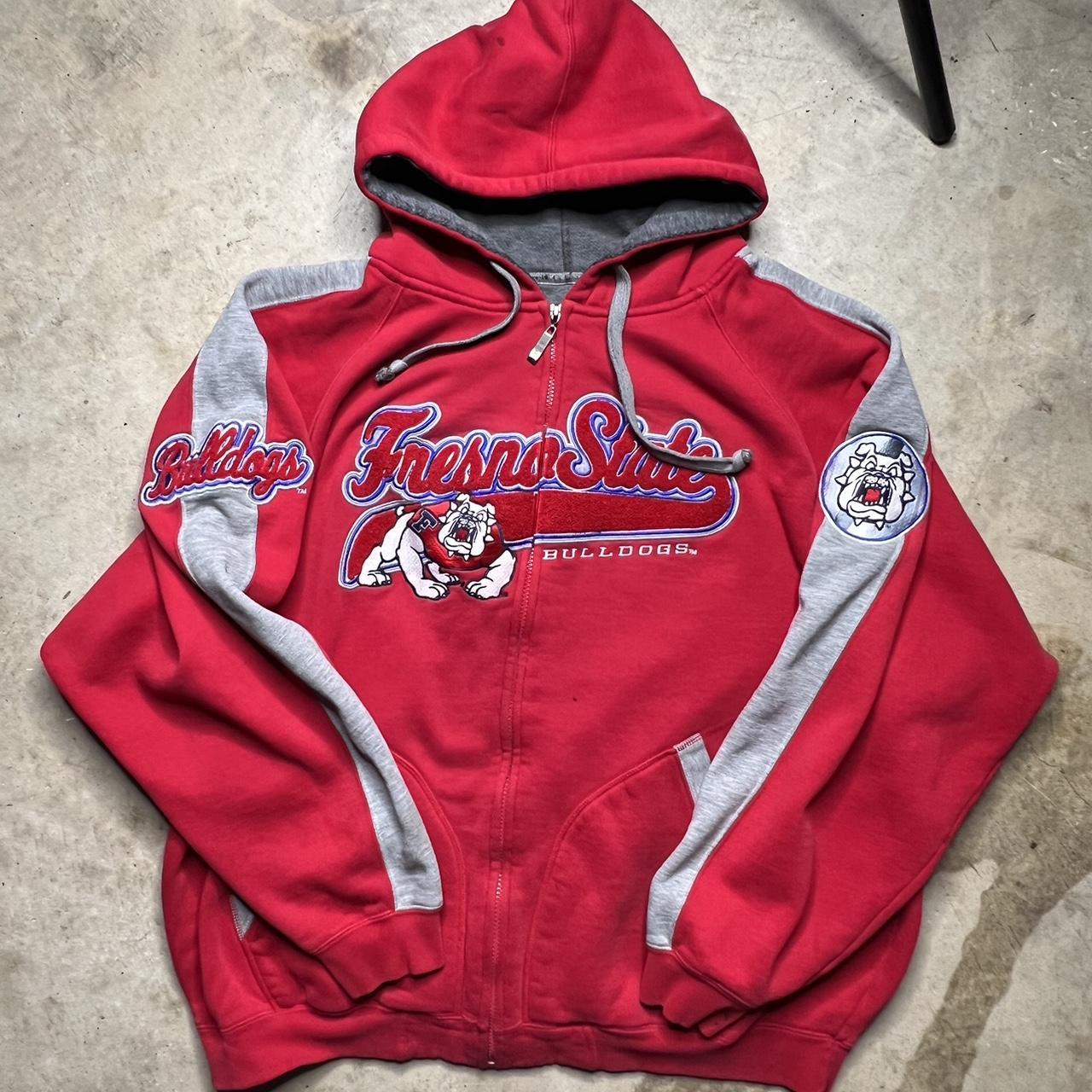 Fresno State Zip-Up Great Condition 🙌 Dm for more😎💕 - Depop