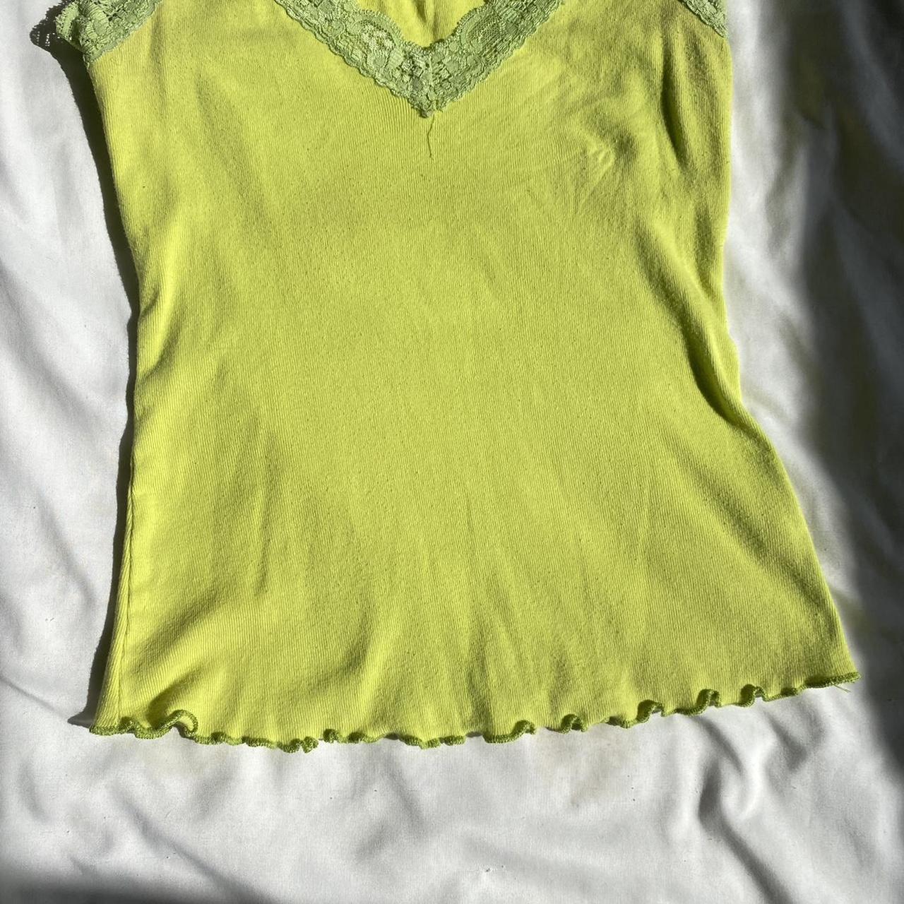 B.Tempt'd Women's Green and Yellow Vest (2)