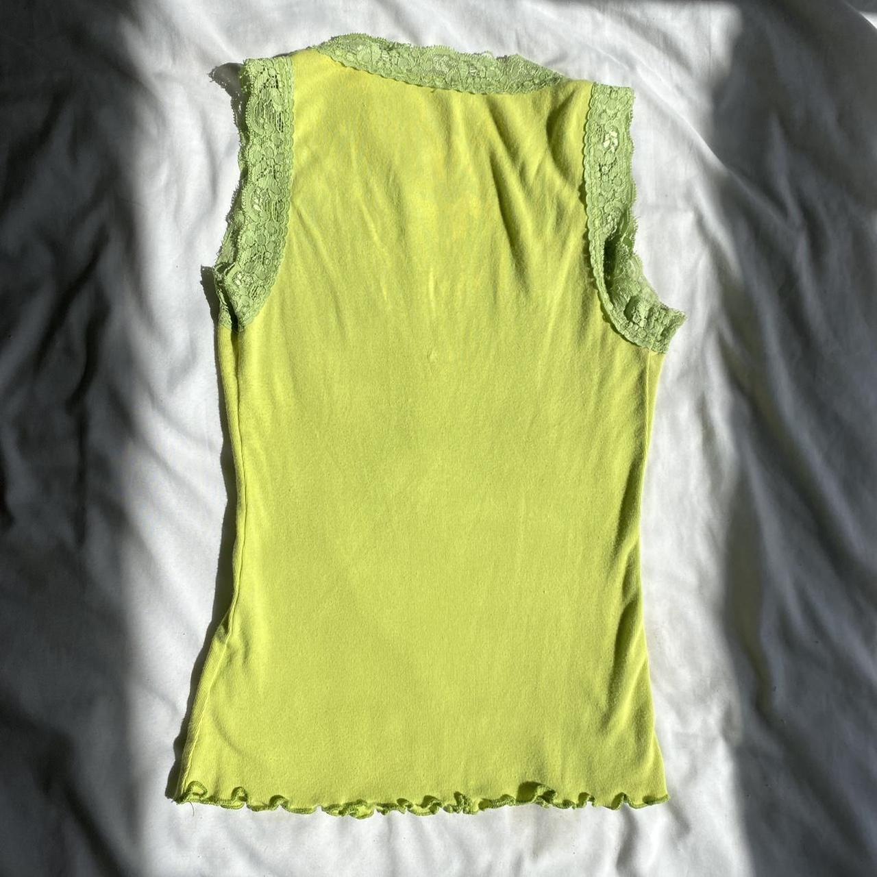 B.Tempt'd Women's Green and Yellow Vest (3)