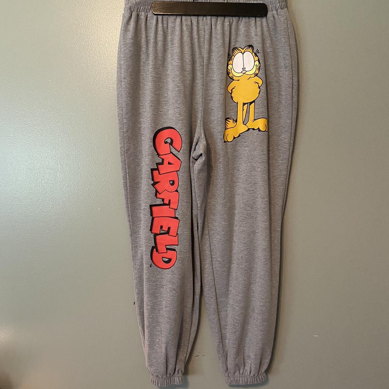 Garfield grey sweatpants 90s cartoon Very