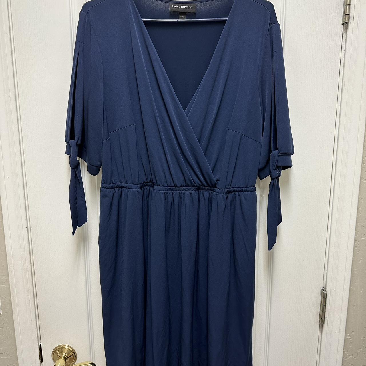 Lane bryant navy store dress