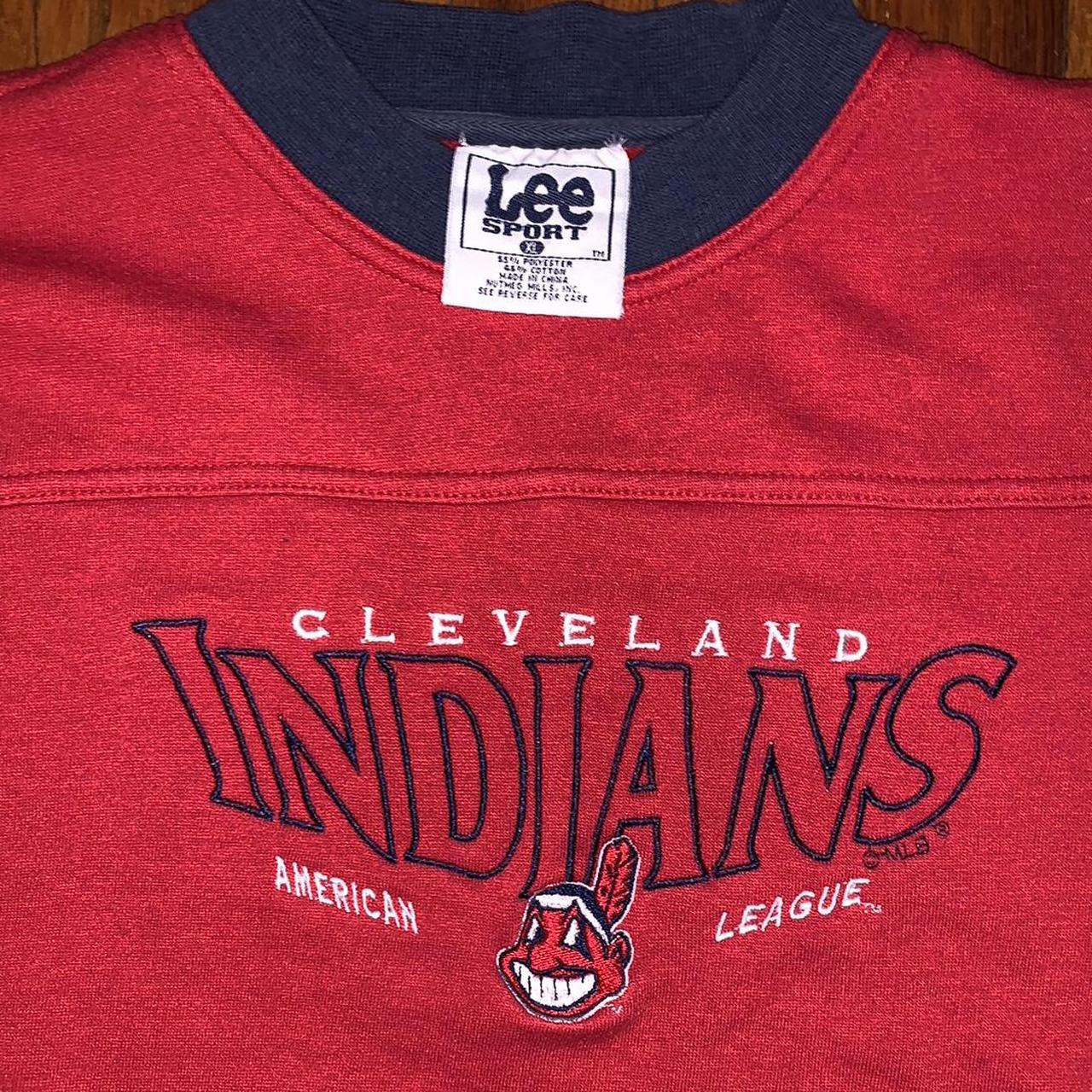 Vintage Cleveland Indians sweatshirt 90s - Depop