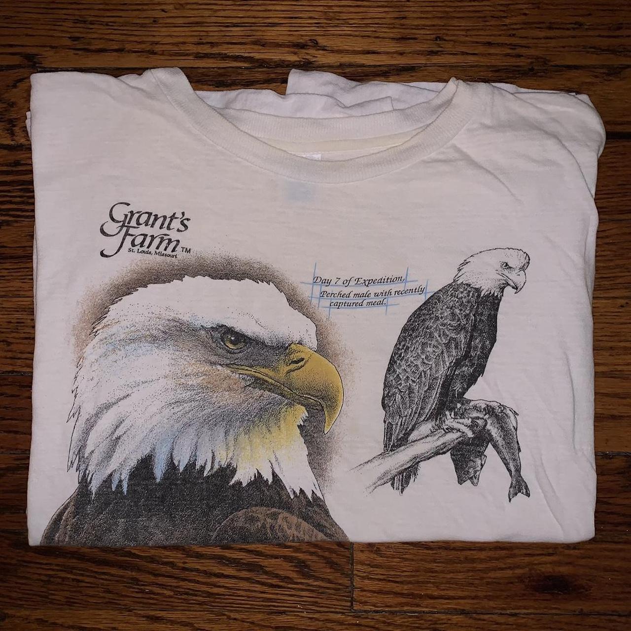 : Vintage Bald Eagle T Shirts for Men Short Sleeve T