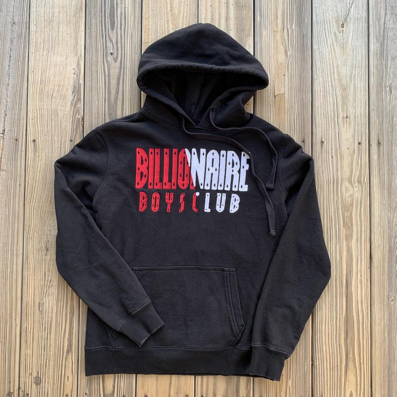 Billionaire Boy Club Hooded Sweatshirt Nice Simple... - Depop