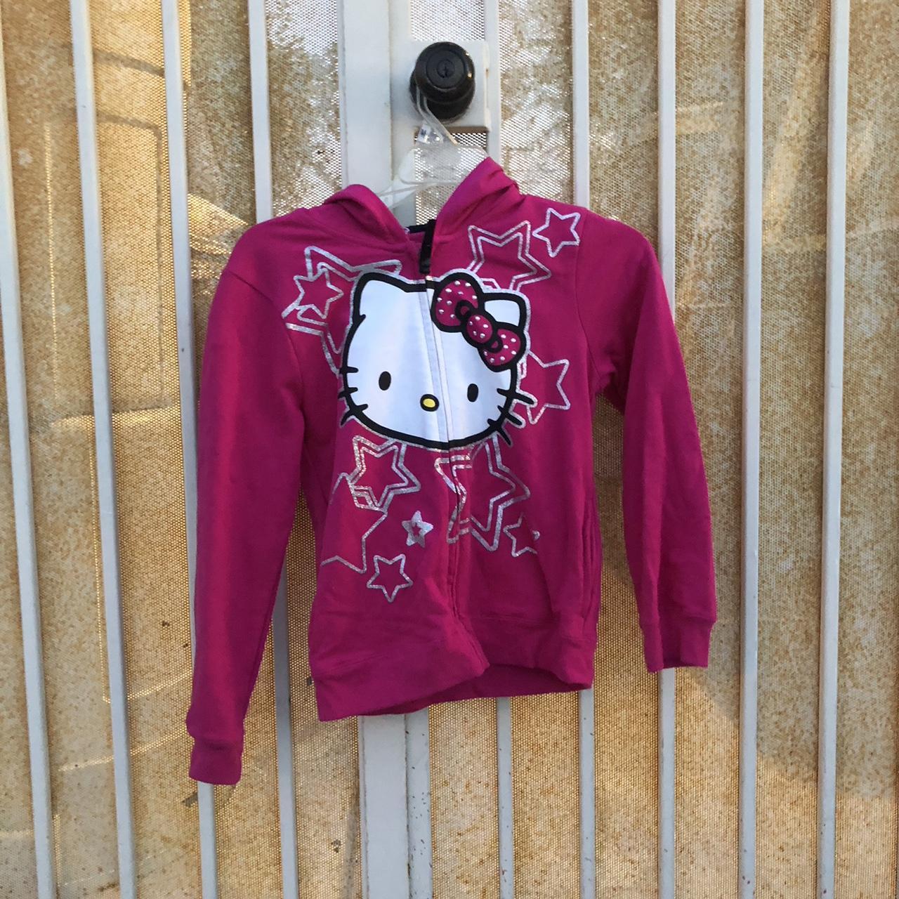 Hello Kitty Pink and White Jacket Depop