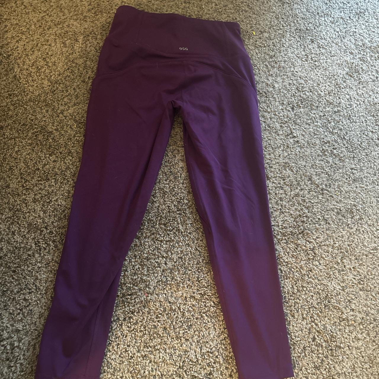 purple workout leggings - Depop