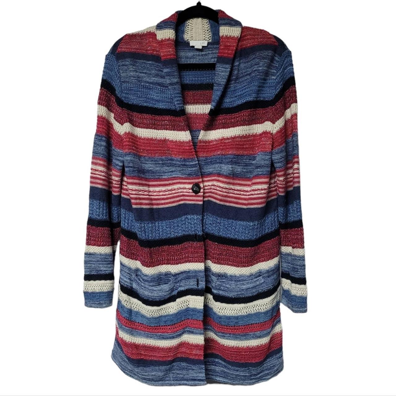 J jill cotton on sale cardigans