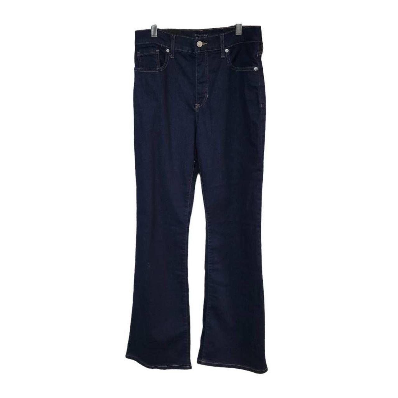 BANANA online REPUBLIC Curvy Straight Womens Size 32 Dark Denim Jean