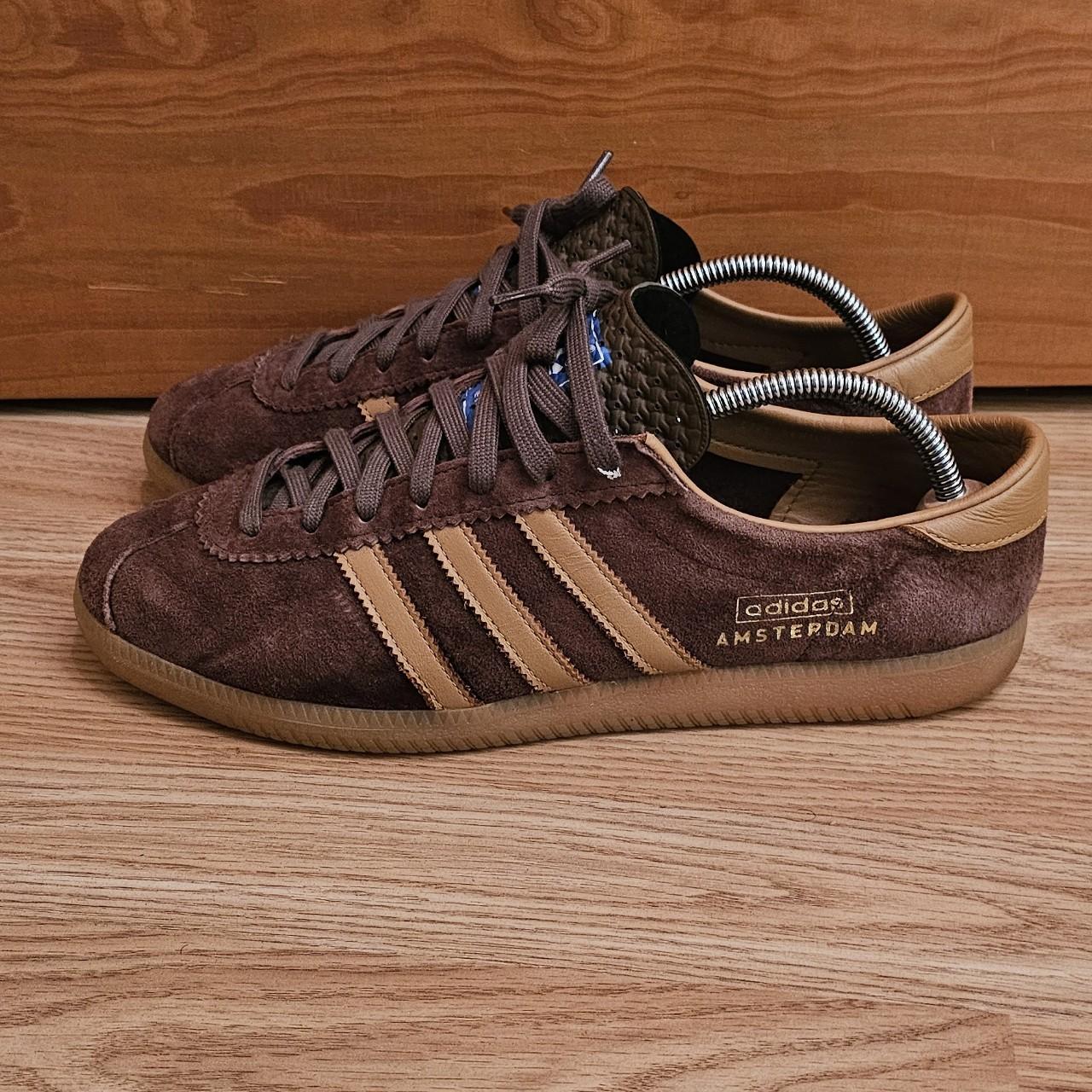 Adidas Originals Amsterdam Brown & Light Brown City | Depop