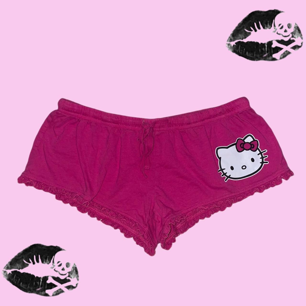 Super Cute Hello Kitty Shorts Size L Could Also Fit Depop