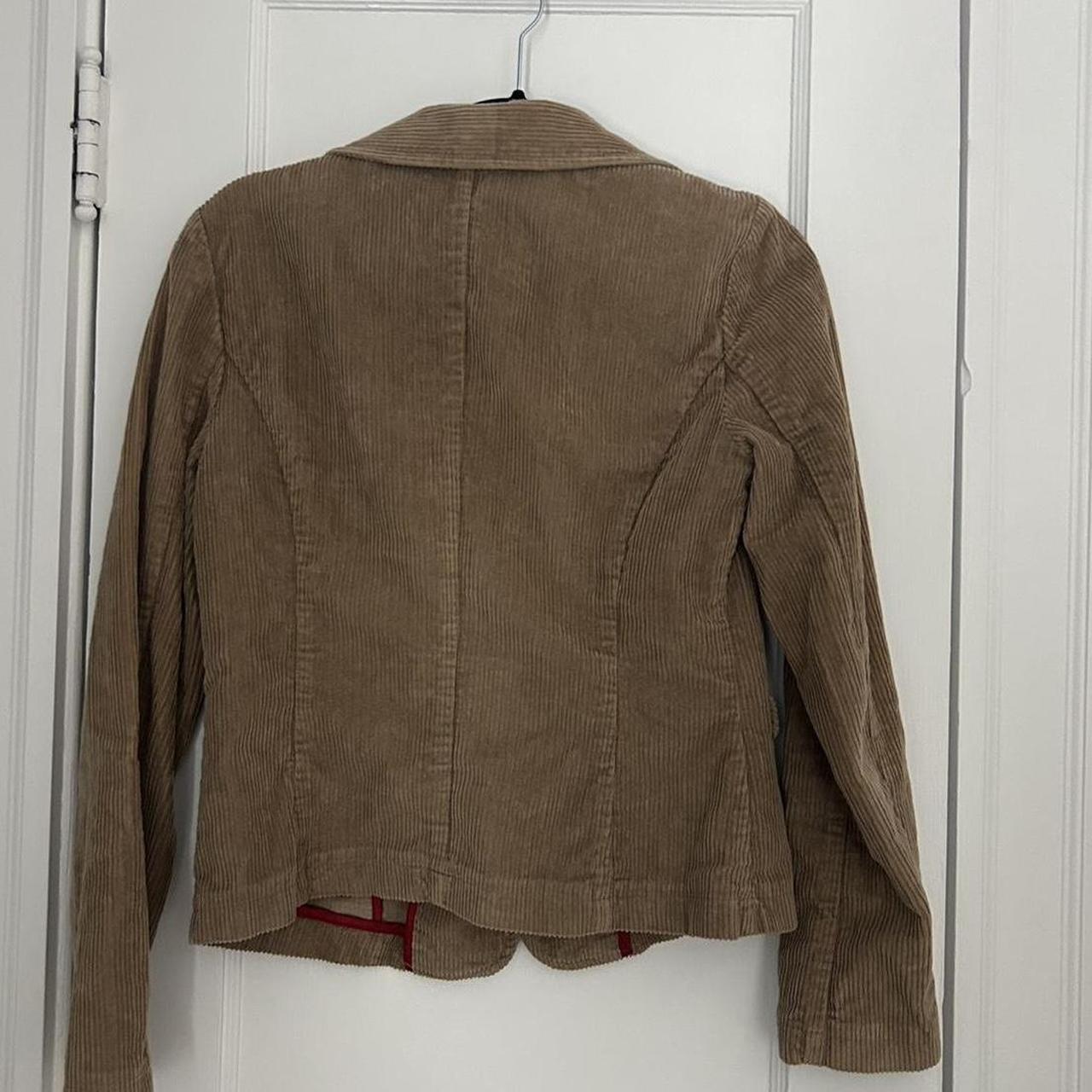 Per Una beige corduroy jacket fits like a small or... - Depop