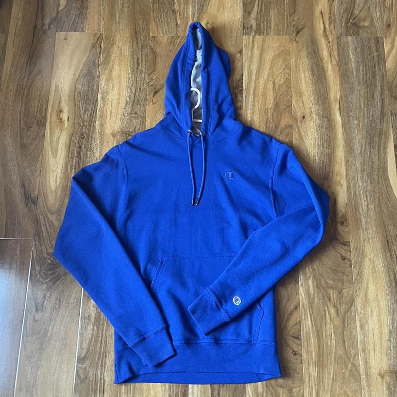 Champion royal blue hoodie sale