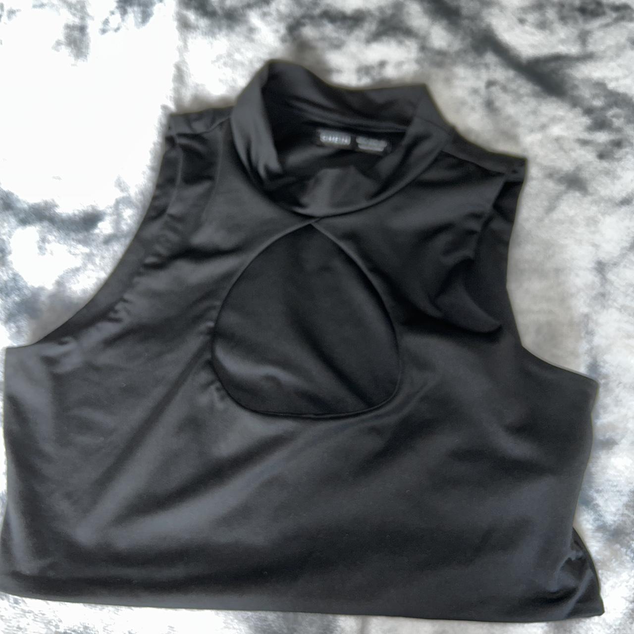 SHEIN collar crop top M but fits size 8,10 and... - Depop