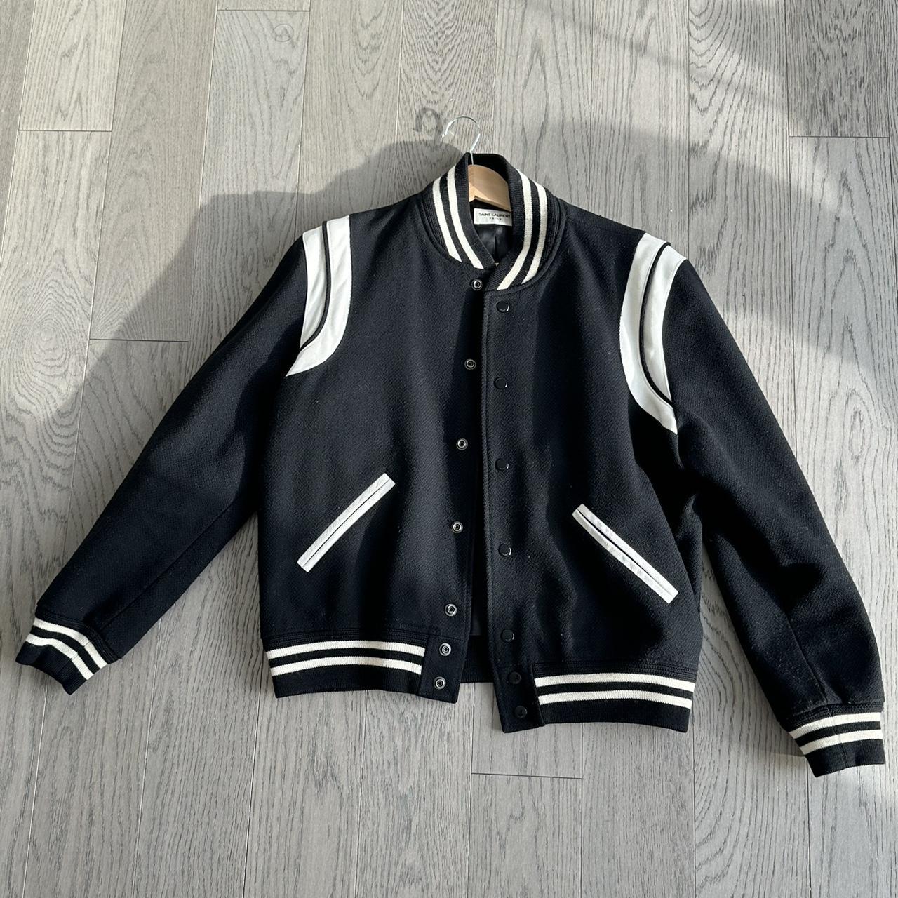 Saint Laurent Teddy varsity jacket Paid $2,650 for... - Depop