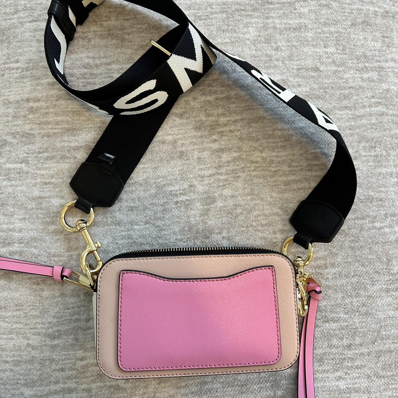 Marc Jacobs Snapshot bag in pink, red, black with a - Depop