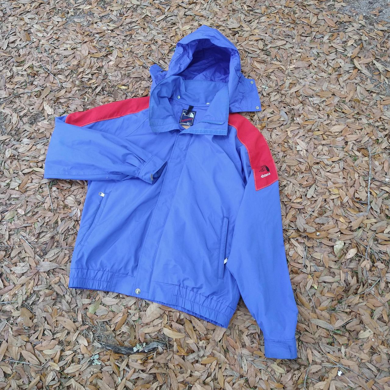 The North Face Men's Red and Blue Jacket | Depop