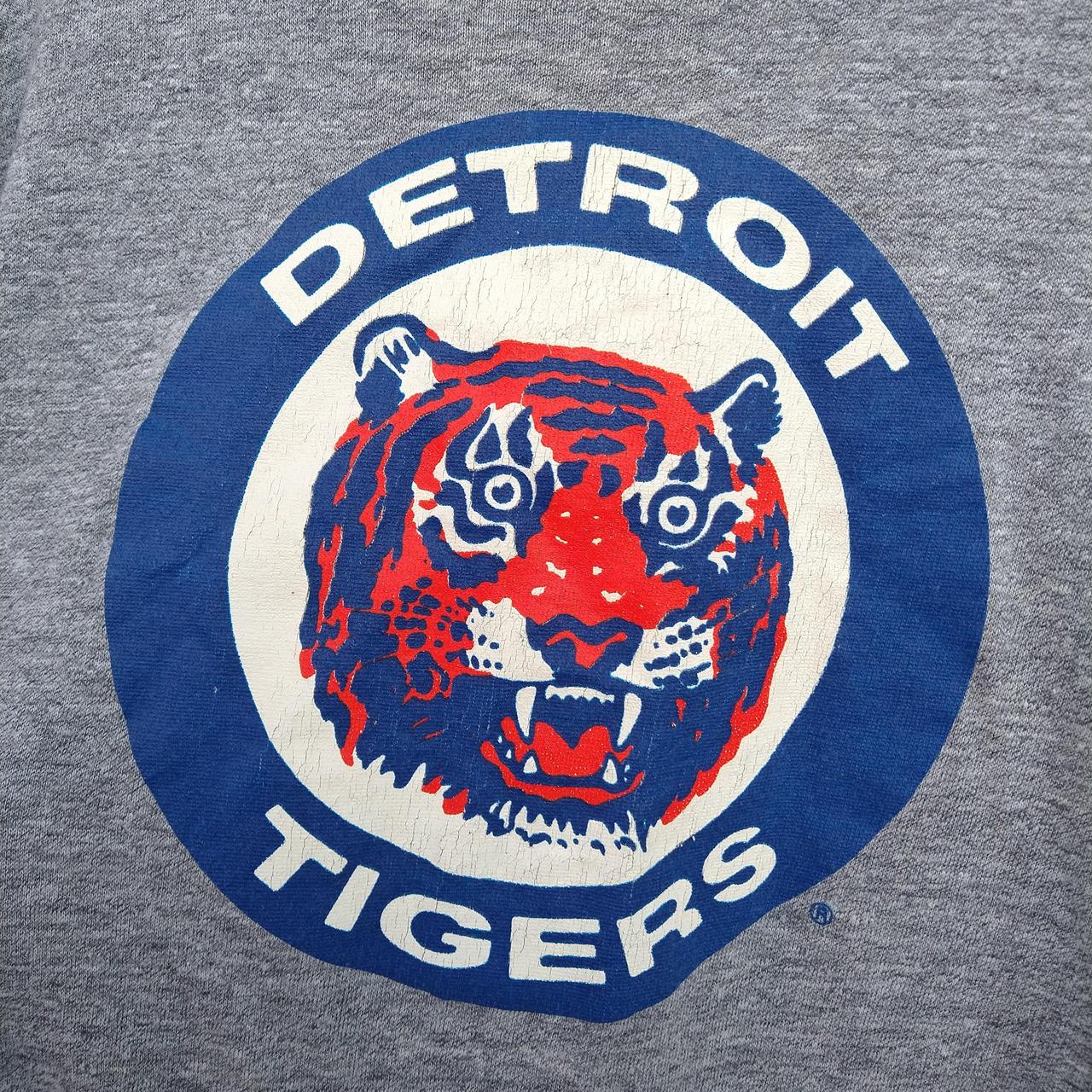 Detroit Tigers early 90s graphic tee Minimal - Depop