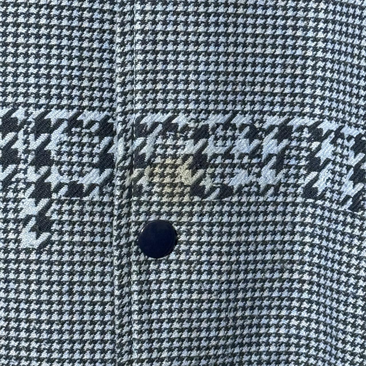 Supreme F/W 2020 Houndstooth Logos Snap Front Jacket | Depop