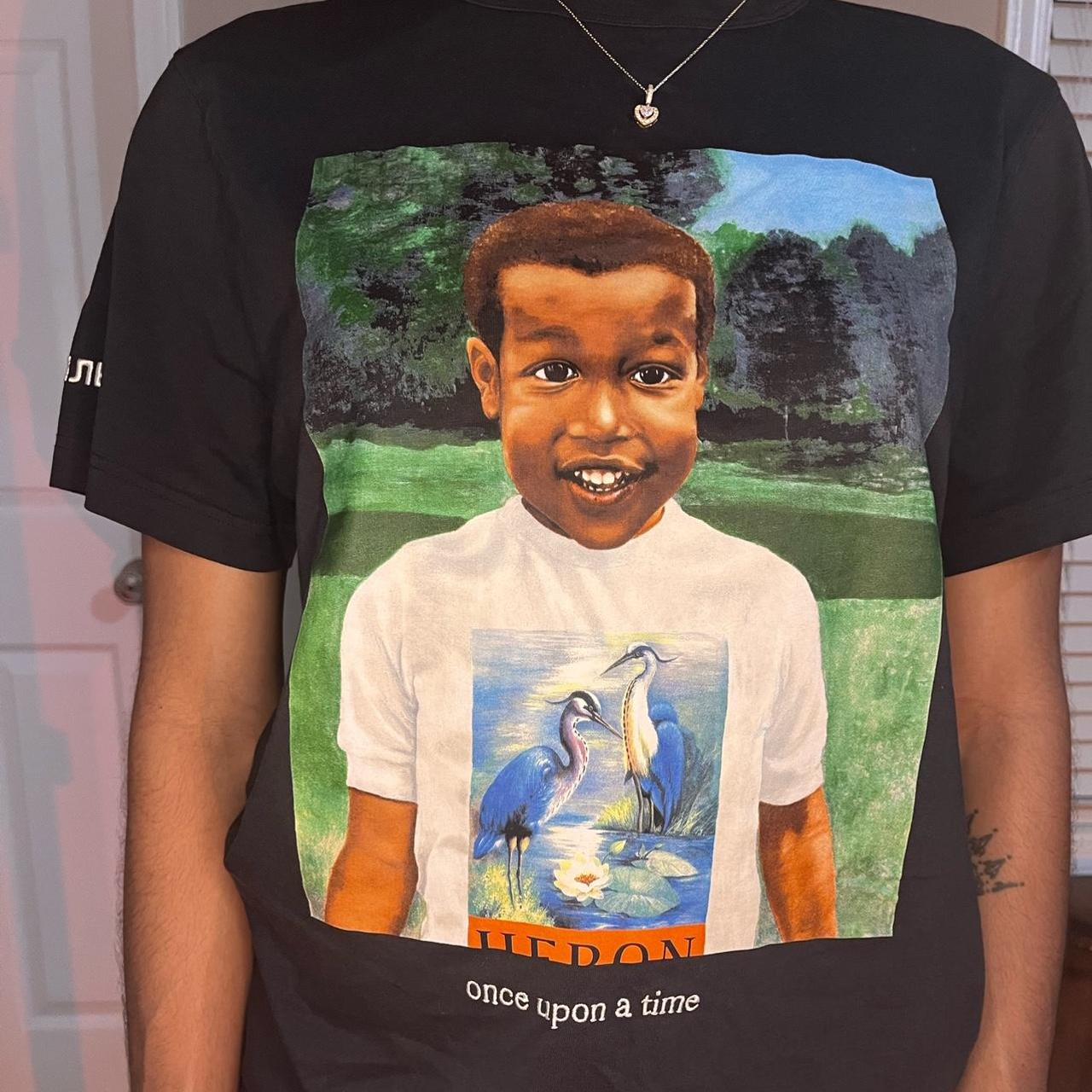 Heron Preston black boy joy shirt Original price... Depop