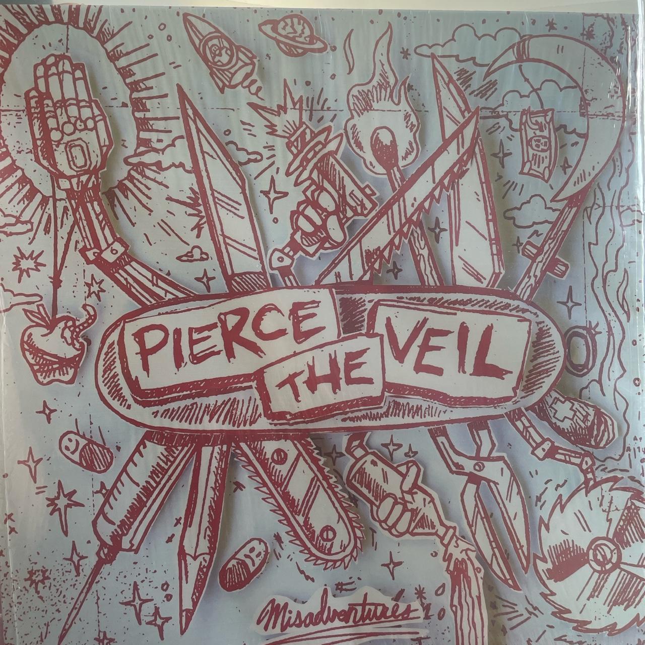 Pierce the veil misadventures white vinyl Black... - Depop