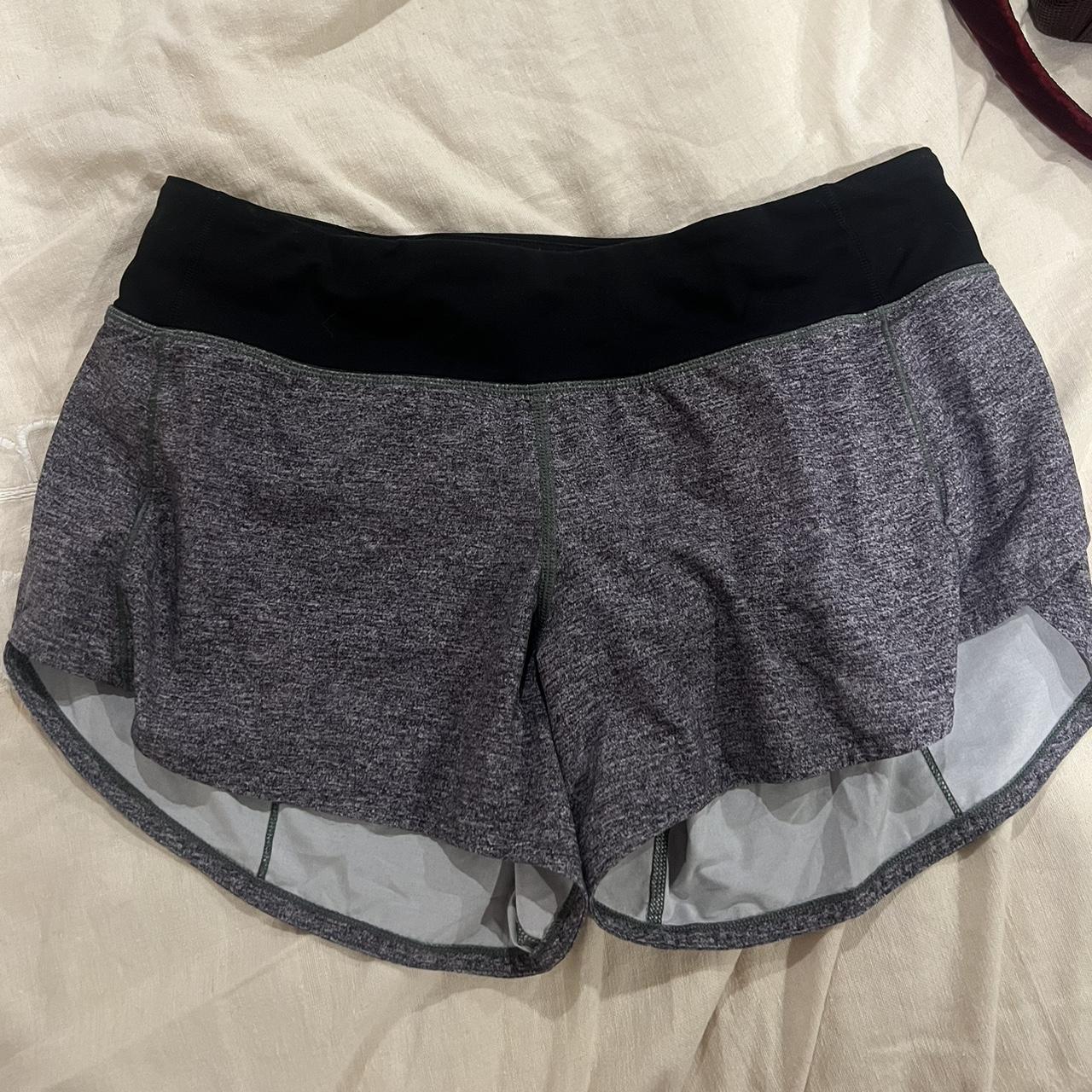 Lululemon speed up shorts in 2.5inch. Color is grey.... - Depop