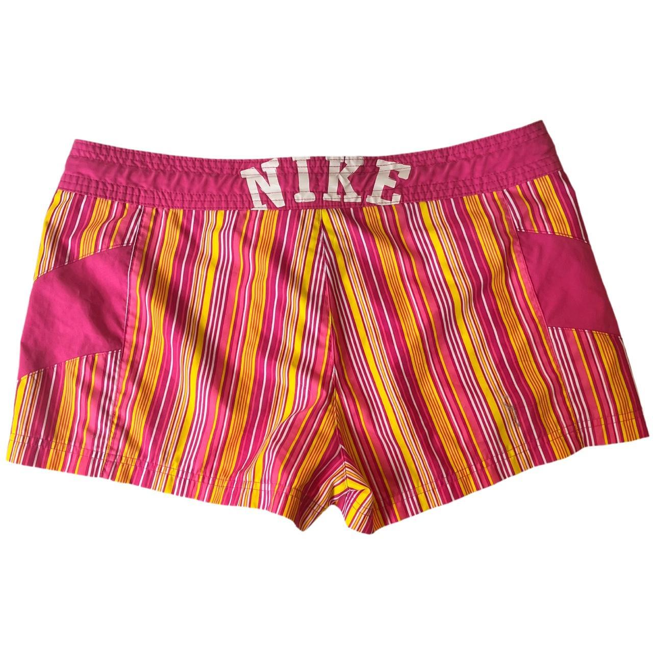Pink NIKE shorts 🌷🍋 The pink, orange and yellow... Depop