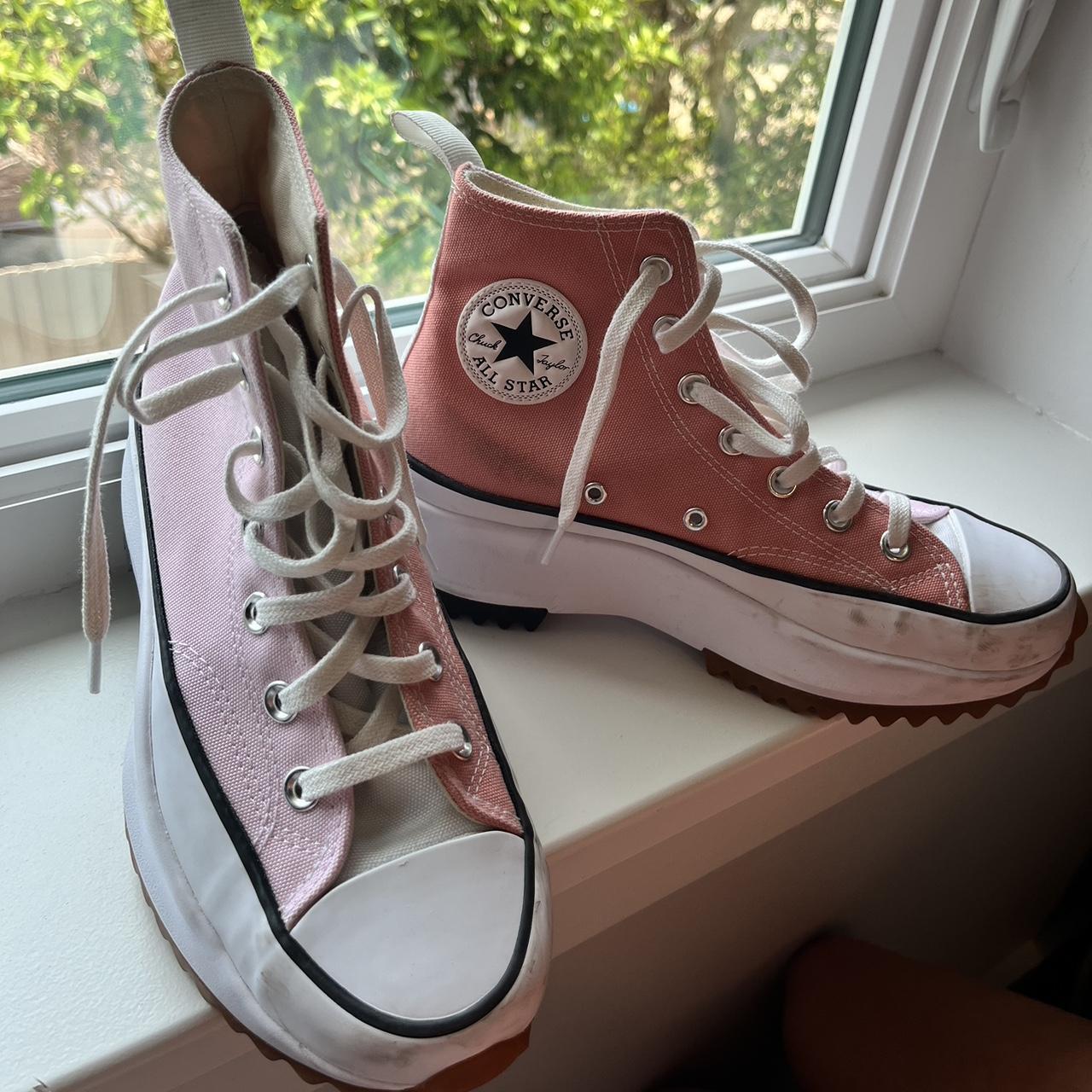 Converse peach sale pink