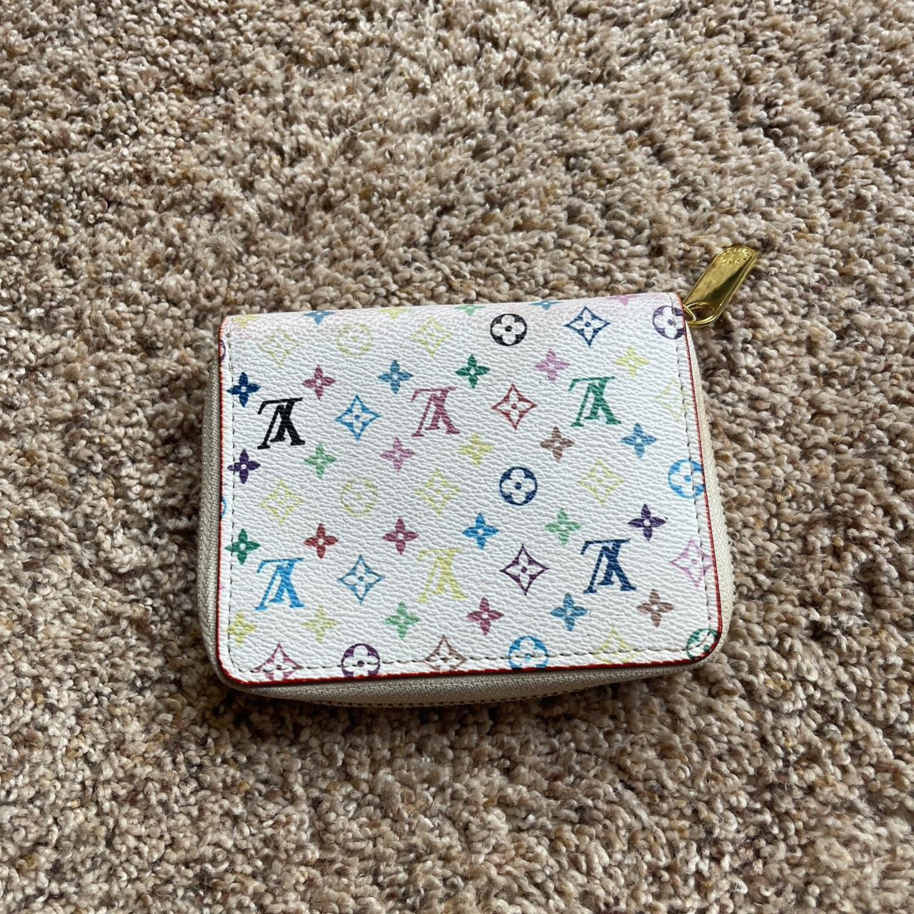 Multi color Louis Vuitton wallet No PayPal - Depop