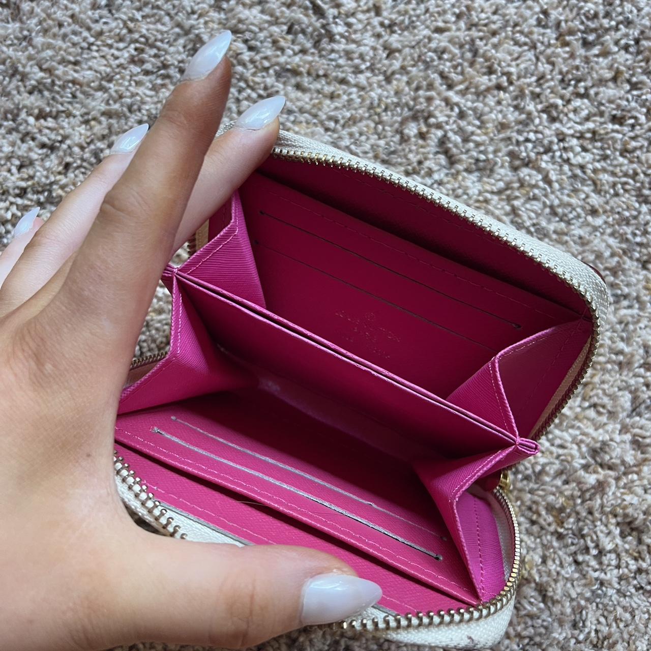 Hot pink Louis Vuitton women's wallet