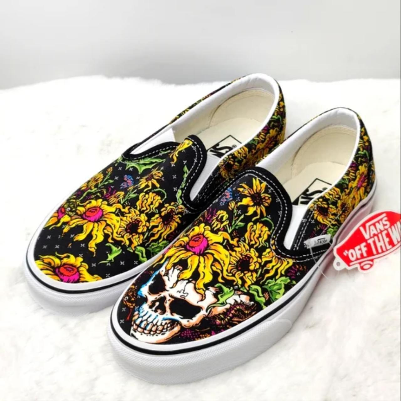 Vans hot sale sunflower design