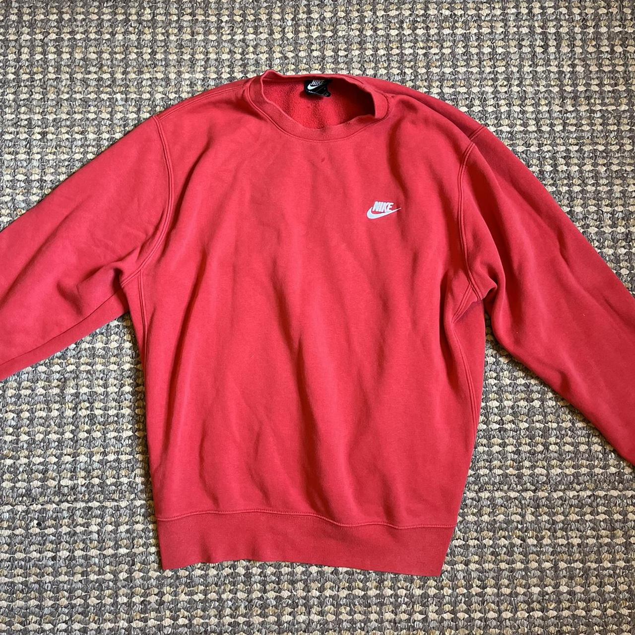 mens red nike sweats
