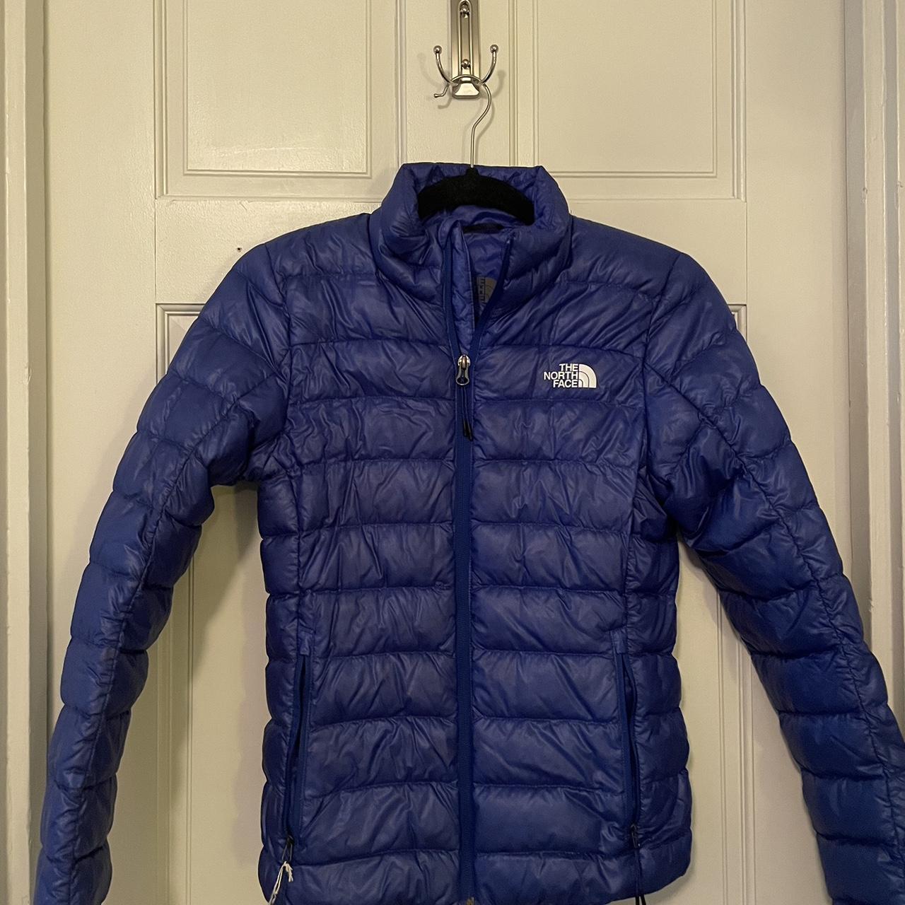 north face jacket -blue -xs #jacket #puffer... - Depop