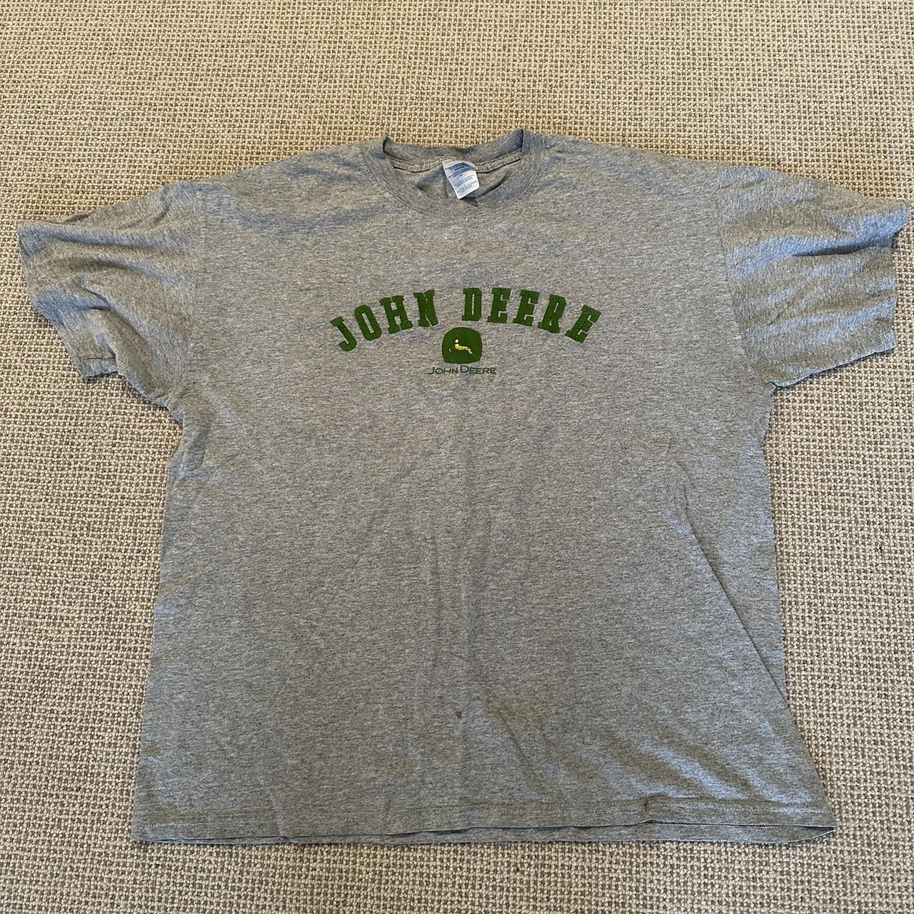 Old John Deere shirt with some stains on back and a... - Depop