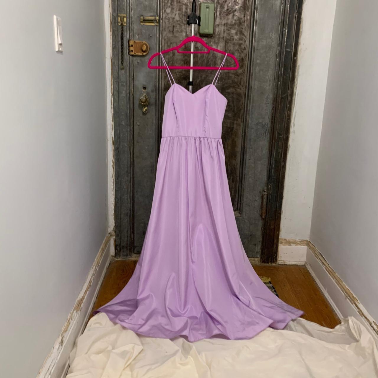 Light purple flowy clearance dress