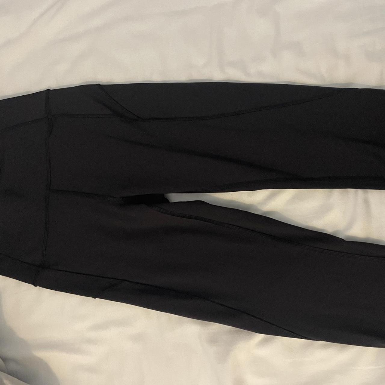 LULULEMON black leggings with pockets - 25” -... - Depop