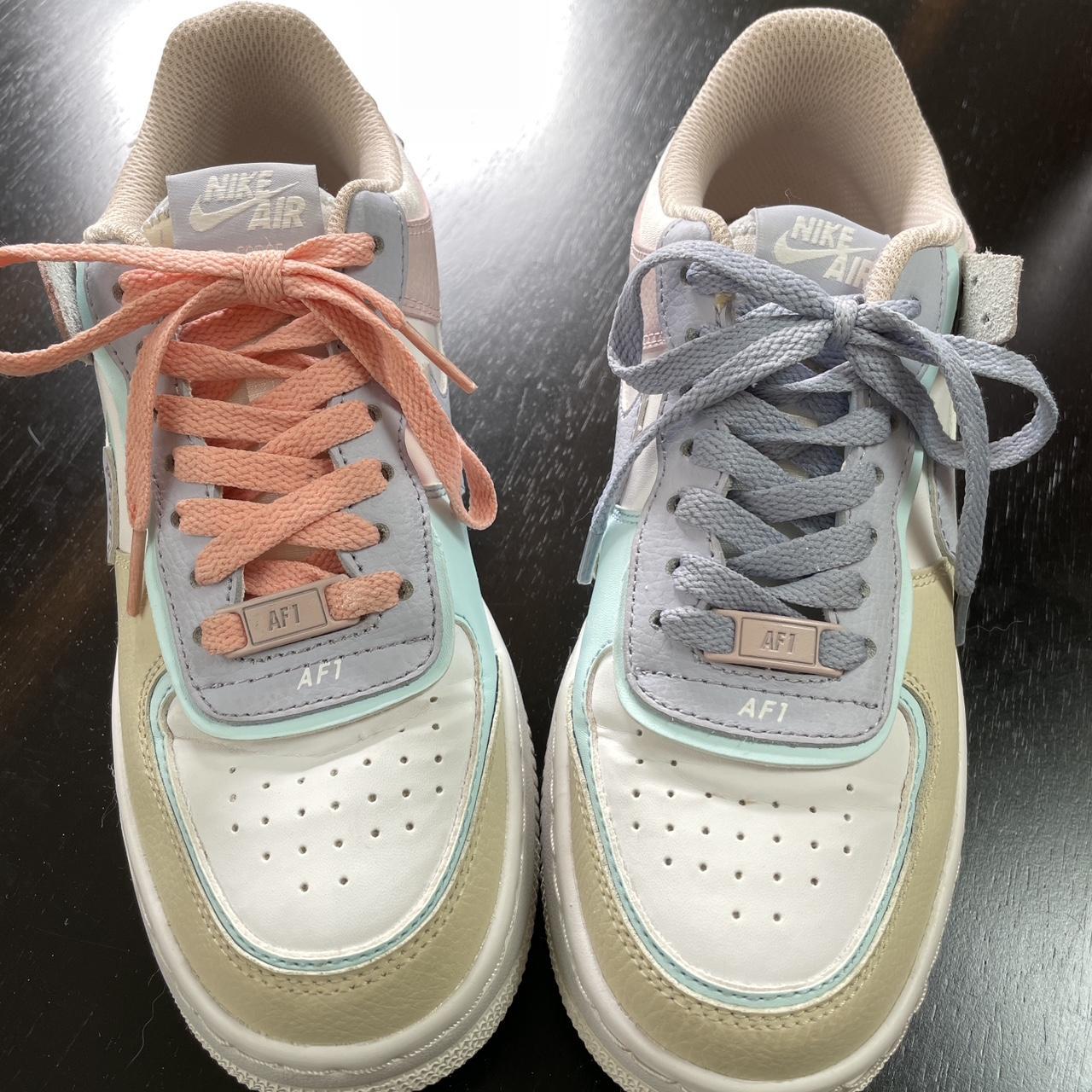 Nike Air Force 1 Shadow 'Pastel' Comes with 3 - Depop